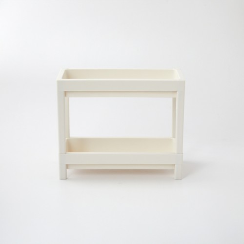 내맘대로 꽂아쓰는 다용도 모듈선반 2단 아이보리 40x18x32.3cm_KL0323001